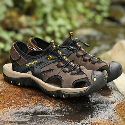 ChicWind Men's Sport Sandals Outdoor Closed Toe Fisherman Shoes for Hiking Athletic4