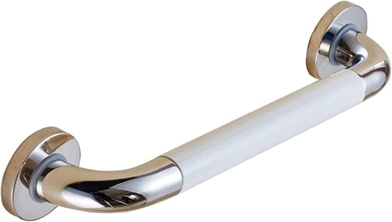 Bathroom Grab Bar Handrail Bath Handle Rail Showers and Walls Polished Chrome Safe Support Elderly Handrails Toilet Bathtub (58cm)(58cm)