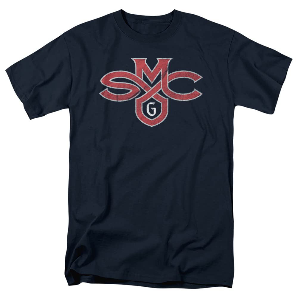 LOGOVISION Official Collegiate Distressed Primary Logo Adult T-Shirt Collection — view 235