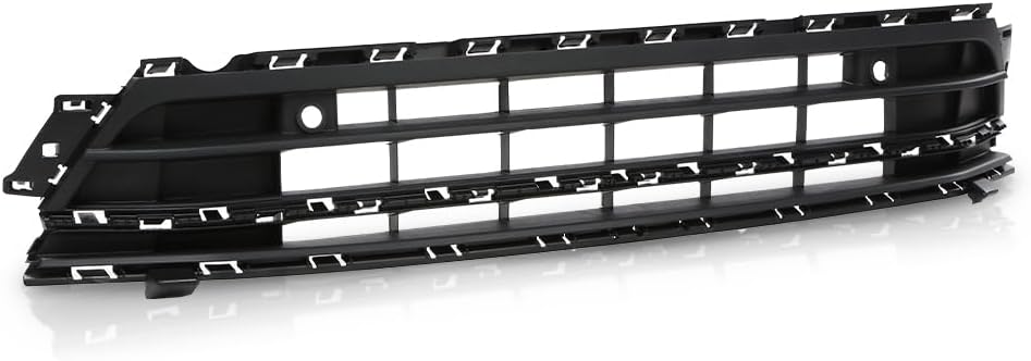 CHEDA Front Lower Bumper Face Bar Grille Compatible with Volkswagen Jetta 2015-2018 with Park Assist Sensor 5C6853671P9B9, VW1036137