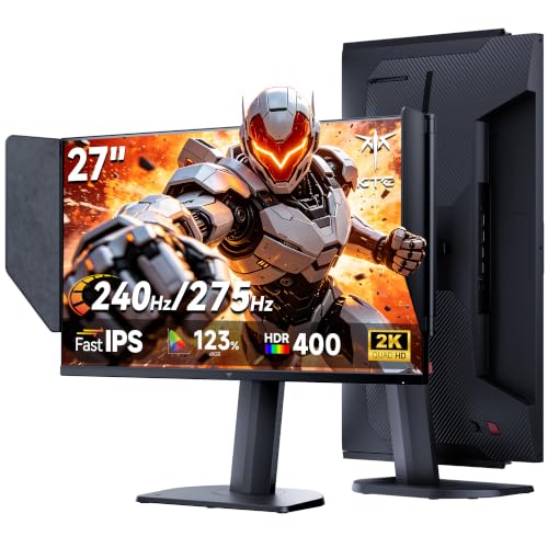 KTC 27 Inch 2K 240Hz Gaming Monitor (OC 275Hz), Fast IPS, 27M1 PRO