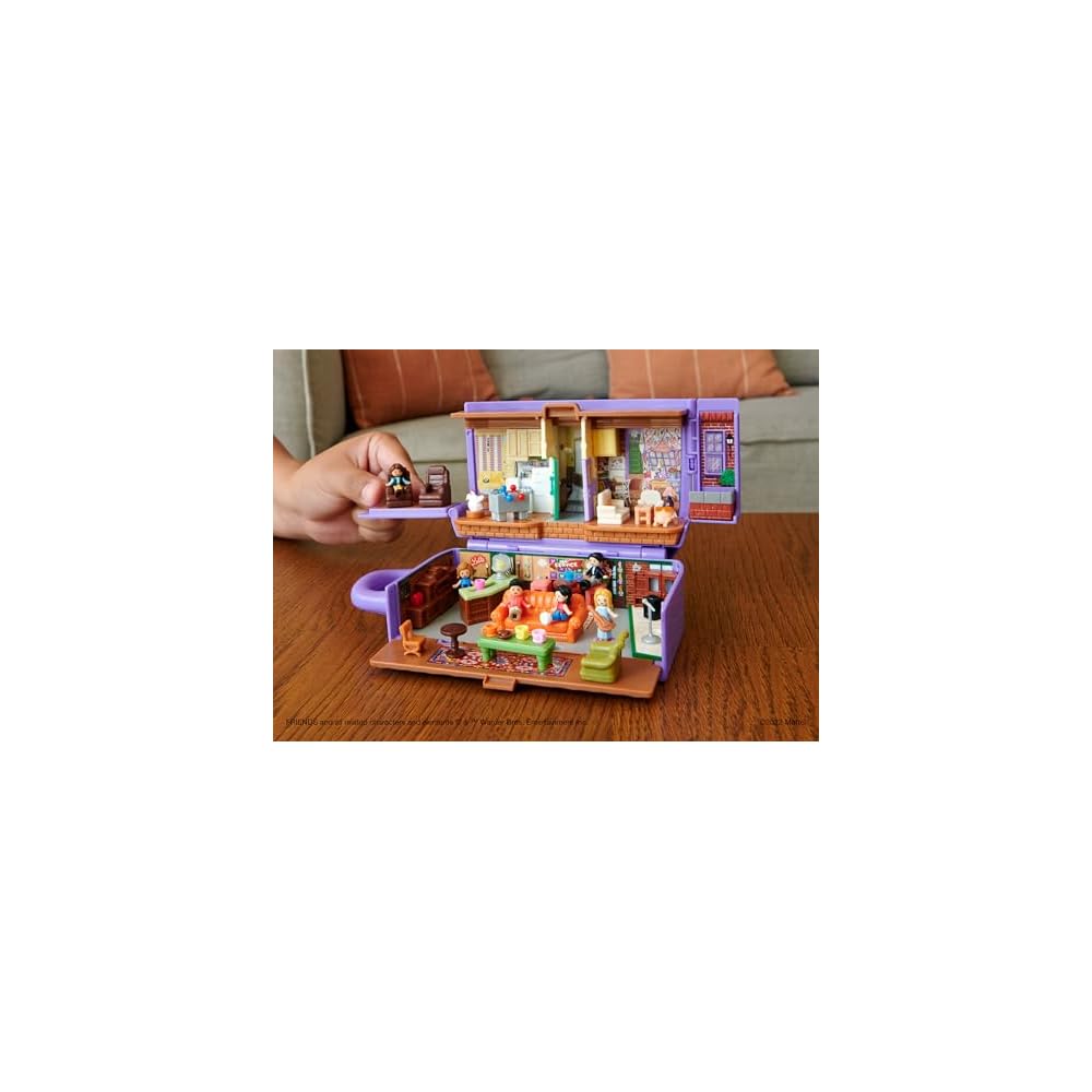 NEW Polly Pocket Collector FRIENDS Compact w/Central Perk & Apartments - BNIB