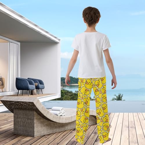 visesunny Boys' Pants Funny Pattern Jogger Pants Elastic Waist Long Bottoms Trousers Loungewear with Two Pockets S-XL3