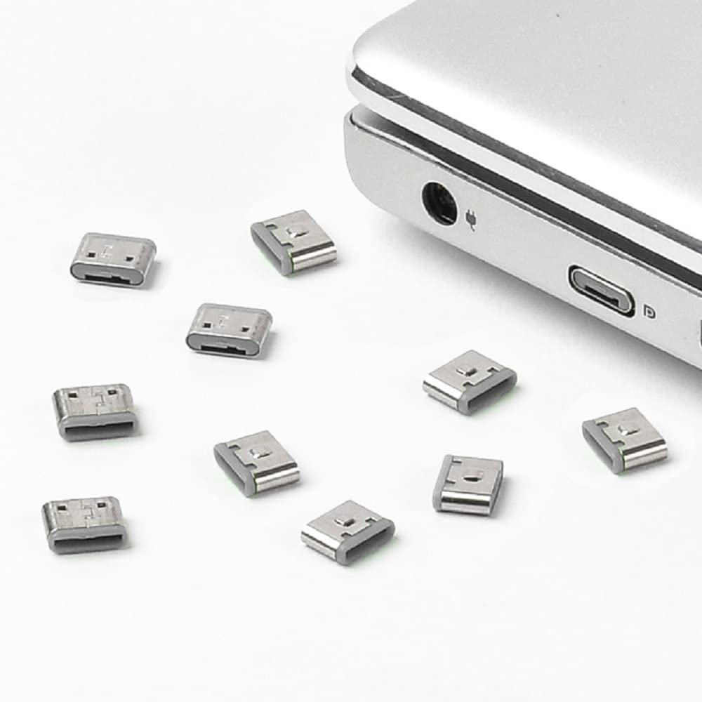 SmartKeeper Essential, 10 blocchi porta USB C, colore: grigio