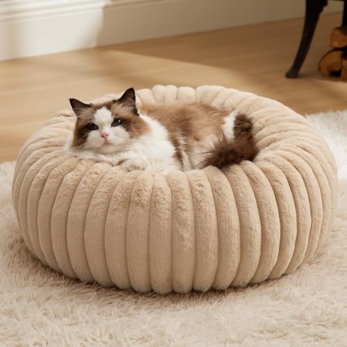 Bedsure ComfyFleece™ Cat beds for Indoor Cats...