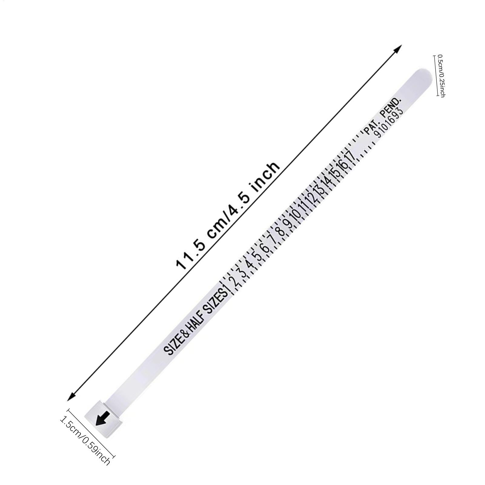 Ring Measuring Strap - Ring Sizer Measuring Tool | Ring Sizer Measuring Gauge | Ring Measuring Tape | Jewelry Sizing Tool Tape | Finger Size Measurement for Finger Circumference Measurement