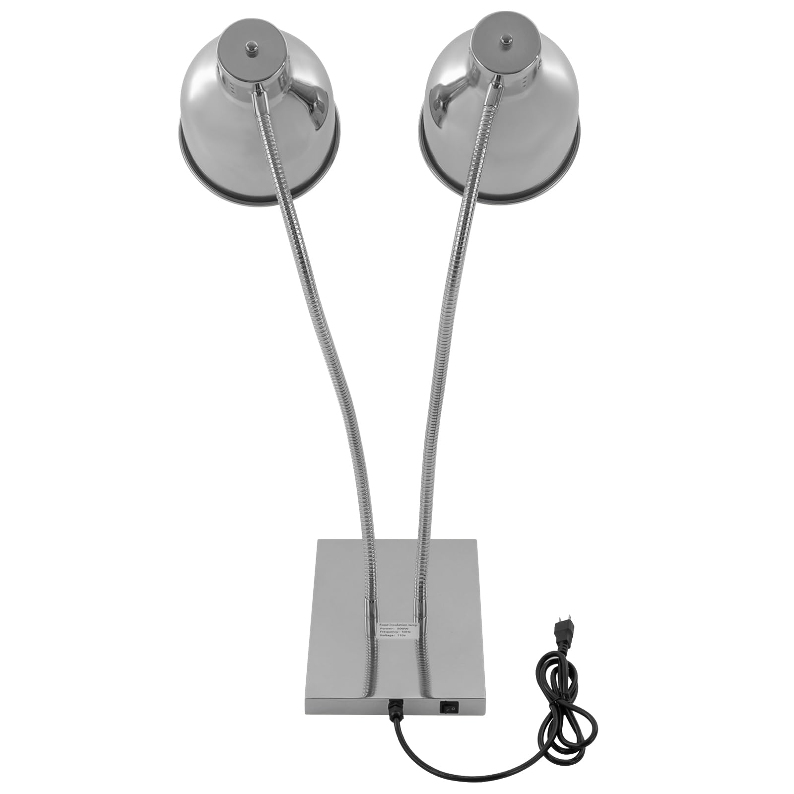 Heat Lamp PYY Food Commercial Food Warmer, 2-Head Food Warming