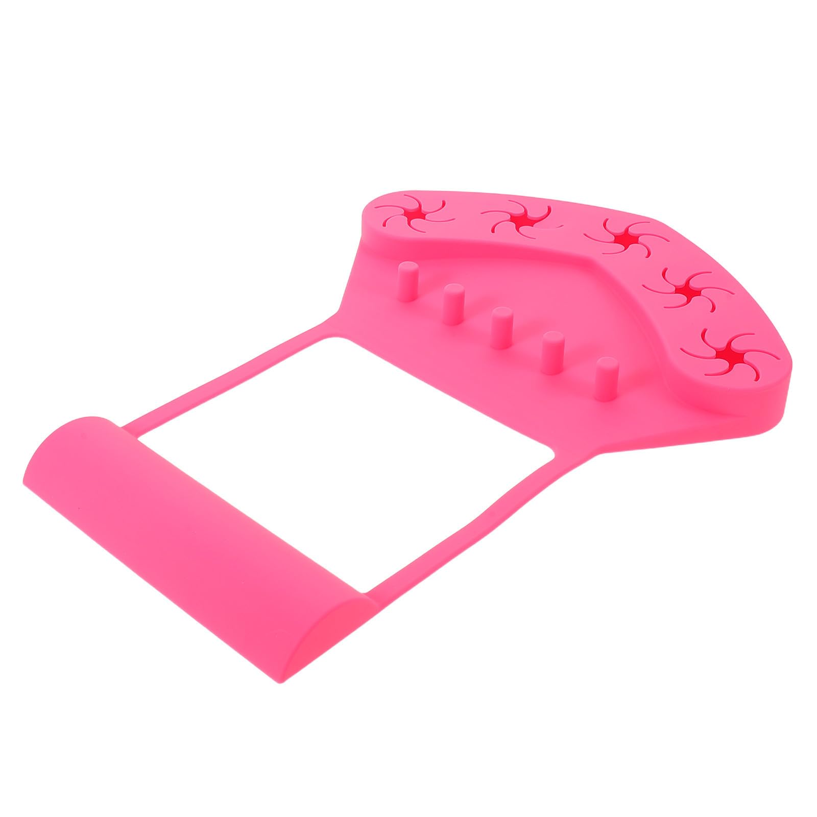 Soporte para Esmalte de Uñas de Silicona con Apoyo de Mano