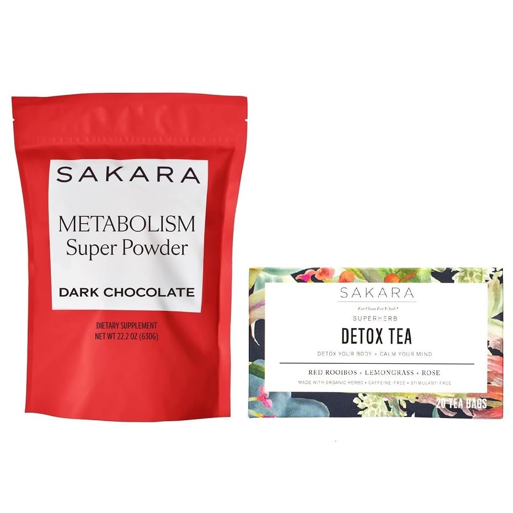 Amazon.com: SAKARA Metabolism Super Powder & Detox Tea