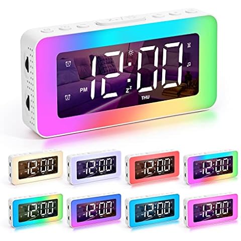 Sukeen Children's Digital Alarm Clock with Light Cover