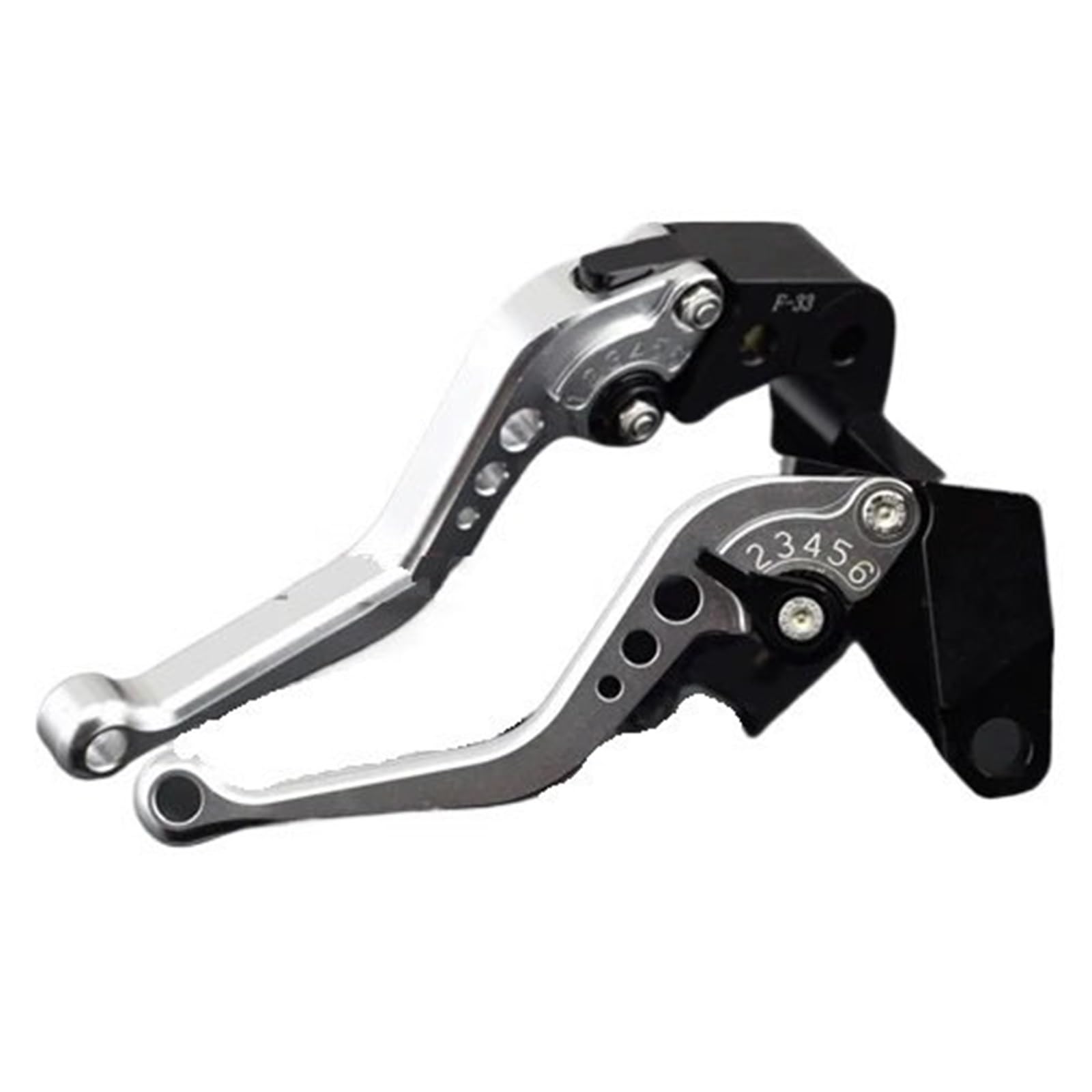 Kkmnaif Short Silver Brake Clutch Lever Motorcycle Short/Long Brake Clutch Levers For For Z750 Z750s Er6n Er6f Zrx400 Zxr400 Zzr 400/600 Zr750 Zephyr Gpz500s W800