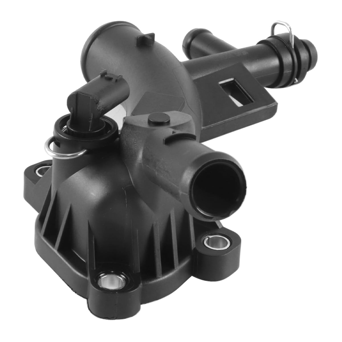 25193922 Brida de refrigerante 103086 Termostato, termostato de tres vías, apto para Astra J Insignia Zafira C 1.4 Opel Adam