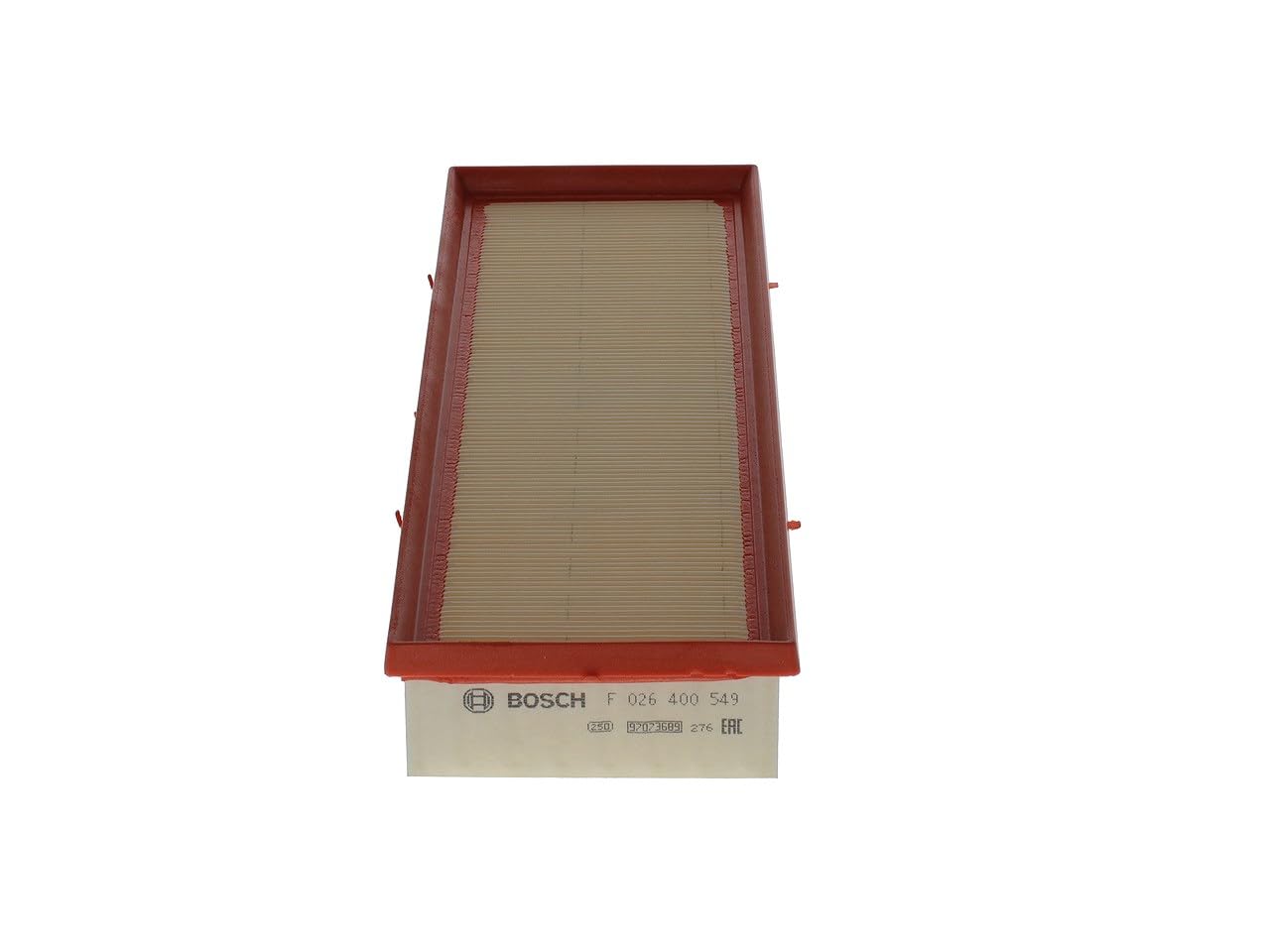 Bosch S0549 Car Air Filter - Separates Particles from the Air Intake - Moisture-resistant plus High Tensile Strength