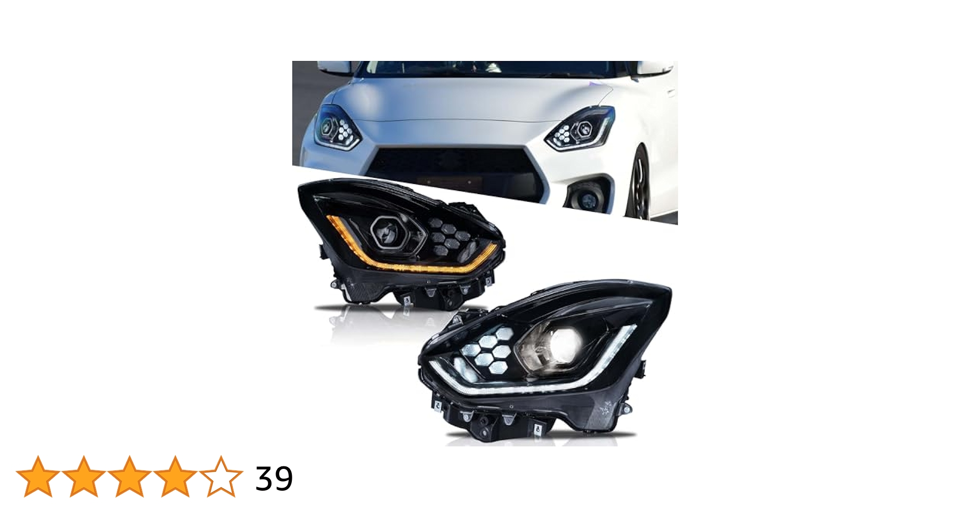 ZC33スイフトスポーツ　右ヘッドライト中古品 Amazon | Archaic スイフトスポーツ ZC33S ヘッドライト 純正LED
