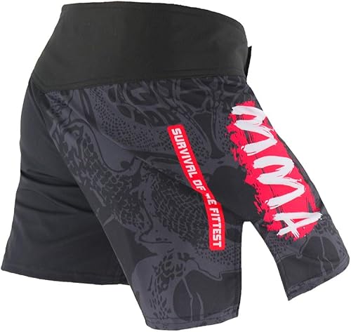 Miniatura 7 de Pantalones cortos de lucha MMA para hombre, pantalones cortos de boxeo BJJ para hombres Grappling