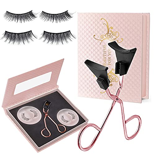 Magnetic Eyelashes, Glue-free Magnetic Eyelashes Clip with 2 Pairs Soft Magnetic False Eyelashes - Natural Looking Kit