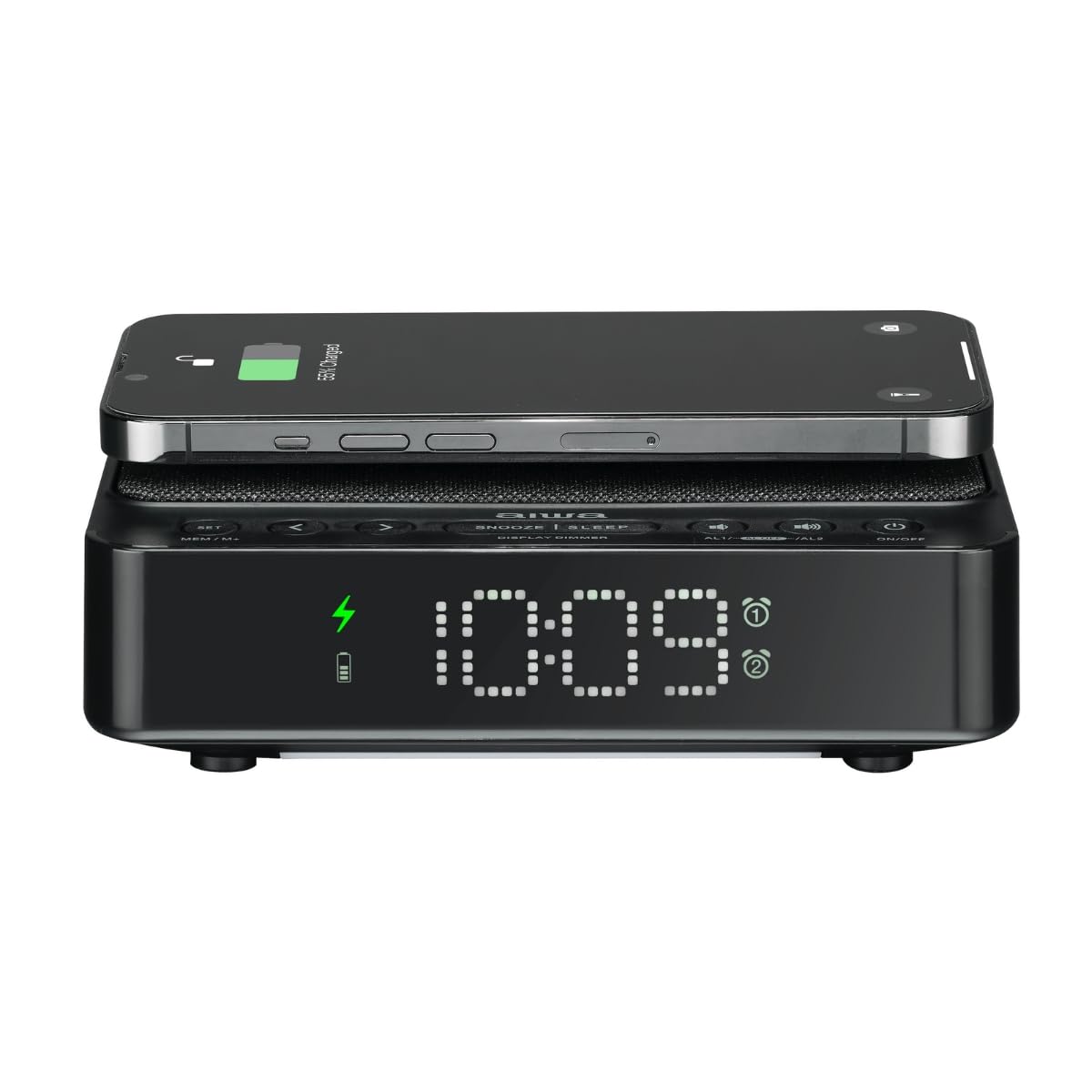Aiwa Cr-30-bk Negro - Radio Reloj Despertador