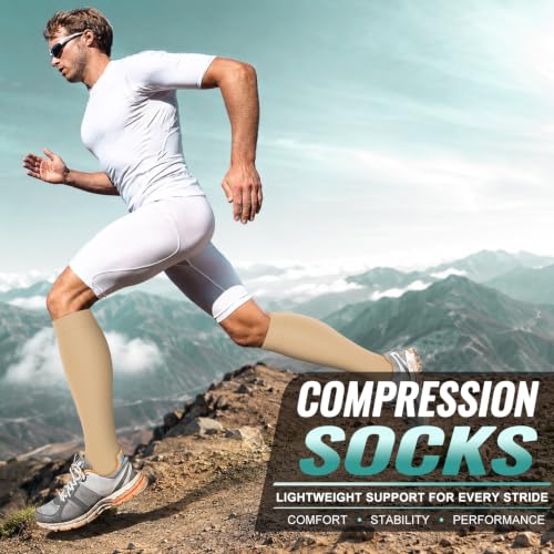 Image of 3 Pack Medical Compression Sock-Compression Sock For Women and Men Circulation -Best for Running,Nursing,Athletic Sports