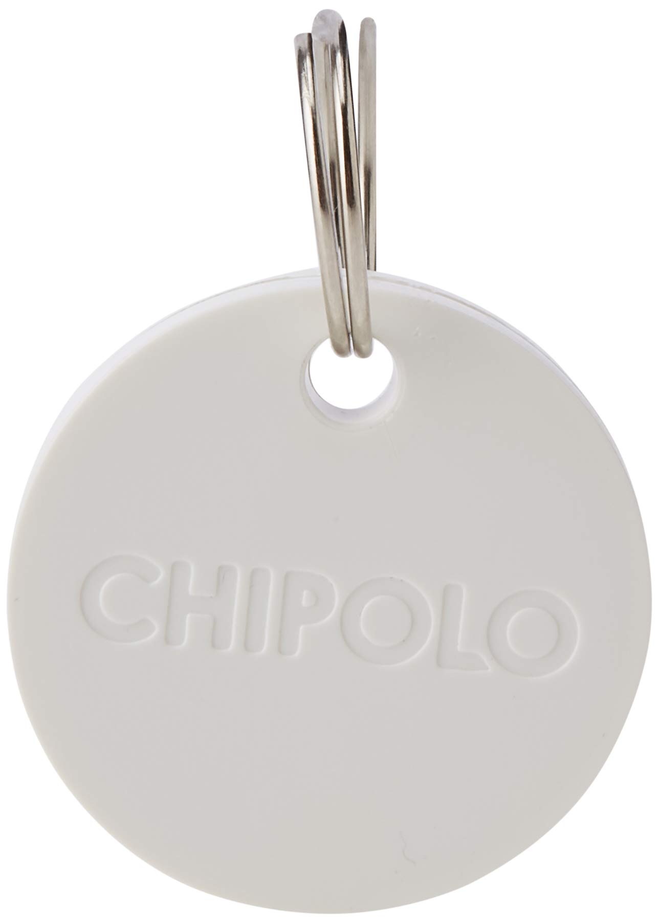 Chipolo Plus Smart Keyring Item Finder Bluetooth Tracker - Pearl White