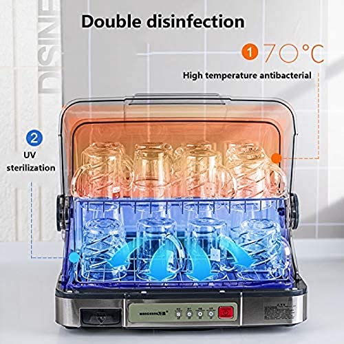 Máquina de lavar louça, mini lavadora de pratos portátil UV alta temperatura desinfecção painel de t
