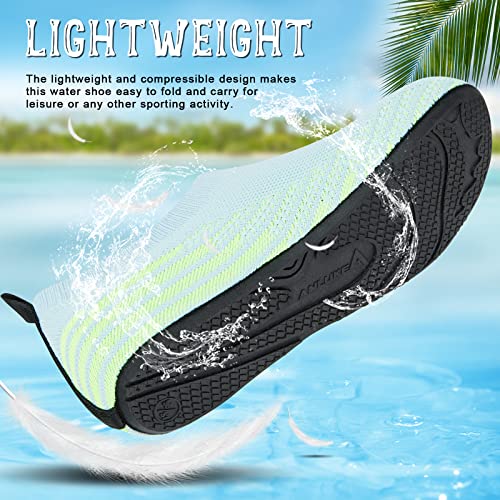 Image of ANLUKE Womens Mens Water Shoes Barefoot Quick-Dry Aqua Socks for Beach Swim Surf Water Sport