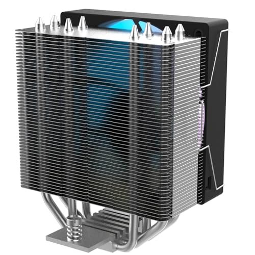 Image of KIMKIRIN CPU Air Cooler with 4X 6mm Copper Heat Pipes, 120mm Fan for Intel LGA 1851, 1700, 1200 and AM4, AM5 CPU Socket