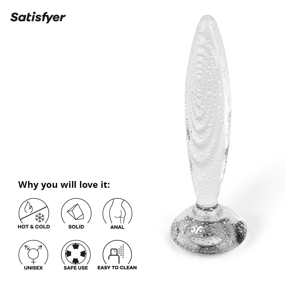 crystal kisser anal plug Amazon.com: Satisfyer Sparkling Crystal | Glass Anal Plug | Hot & Cold  Temperature Play | Grooved Textured | Anal Stimulation