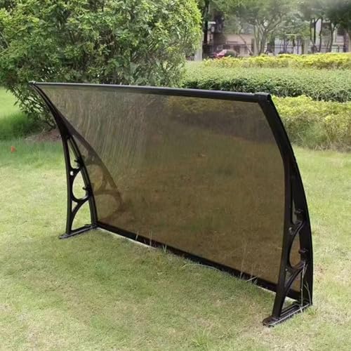 Toldo para ventana resistente a los rayos UV con cubierta de policarbonato 2