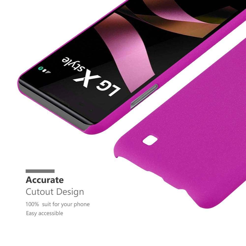Cadorabo Hoesje geschikt voor LG X POWER in FROSTY ROZE - Hard Case