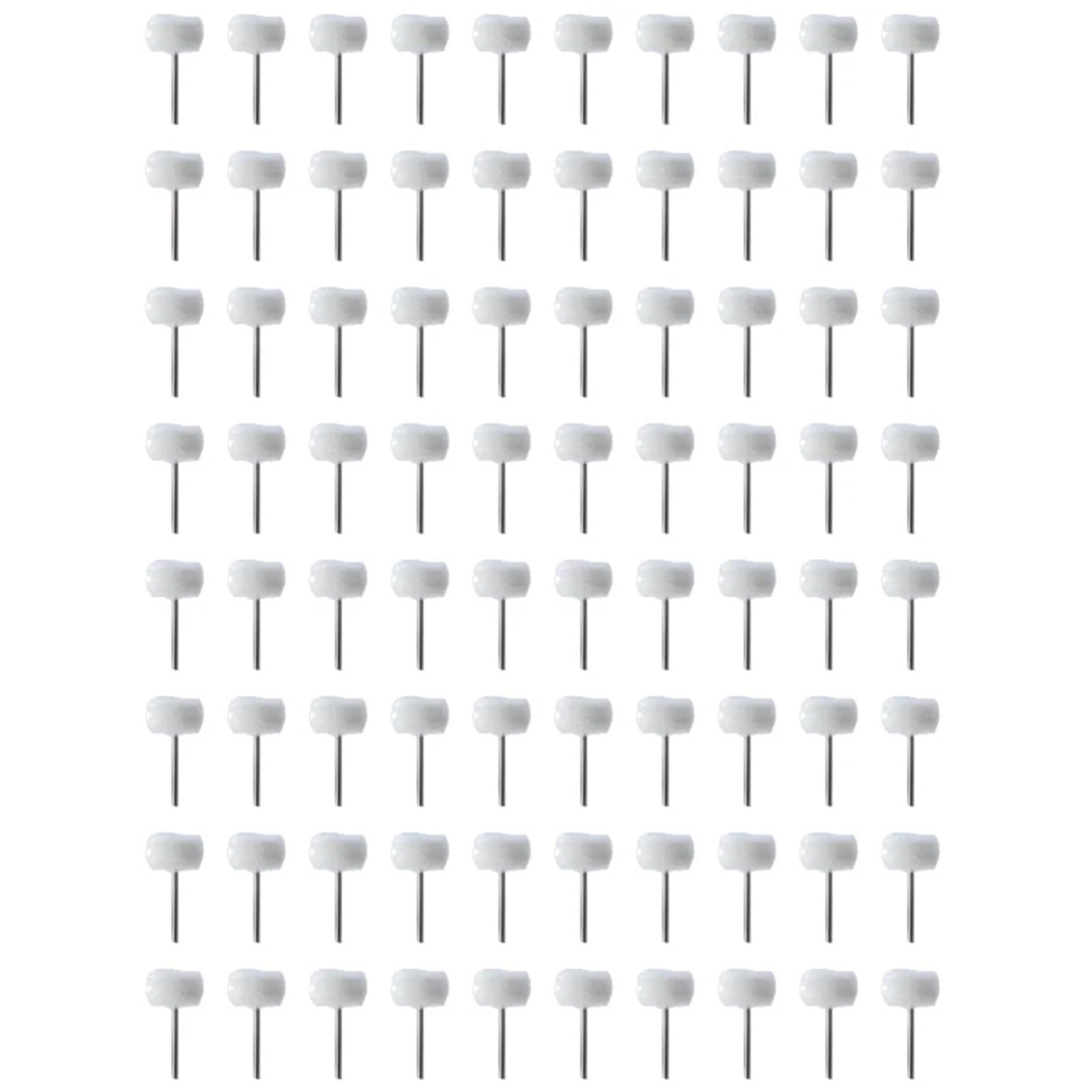 5-120 Piezas De Cabezal De Pulido De Lana, Vástago De 3 Mm, Rueda De Pulido, Cepillo De Pulido, Taladro, Cepillo Abrasivo Giratorio, Herramientas De Pulido A Mano(80pcs)