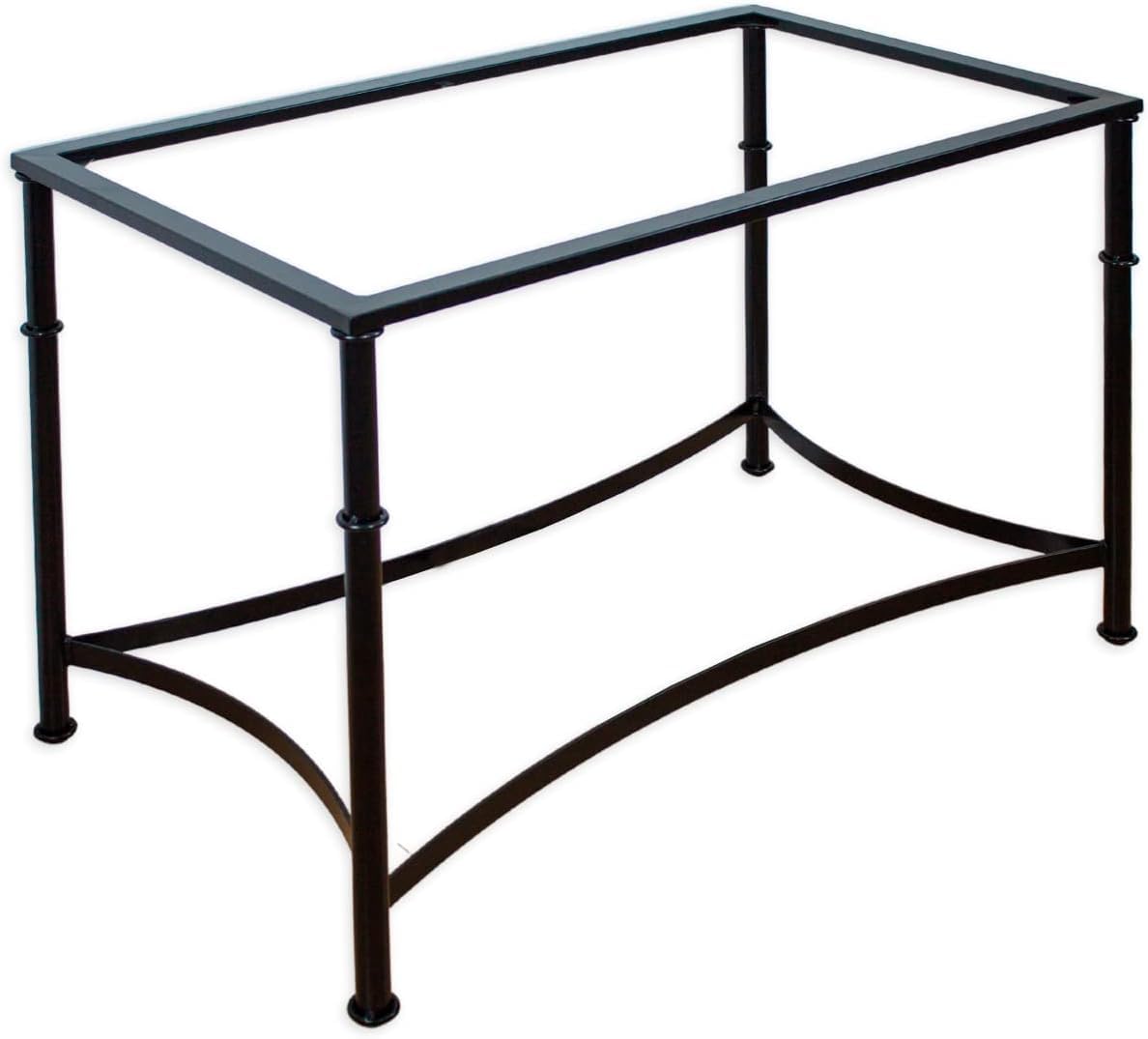 El Herrero Mesa de Forja para Salon, Comedor, Cocina, Mesa de Centro, Jardin | Varias Medidas | Regulable a Doble Altura. Ideal para Ropa Camilla
