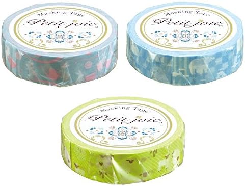 Nichiban Petit Joa Masking Tape 3 Volume PJMT - 15 SAZ 3 P 11 Animal 2