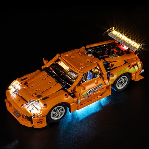 LED Light for Lego 42204 Fast and Furious Supra-MK4 Set, Light Kit Compatible with Lego 42204 Building Blocks Model, Not Included The Model Set