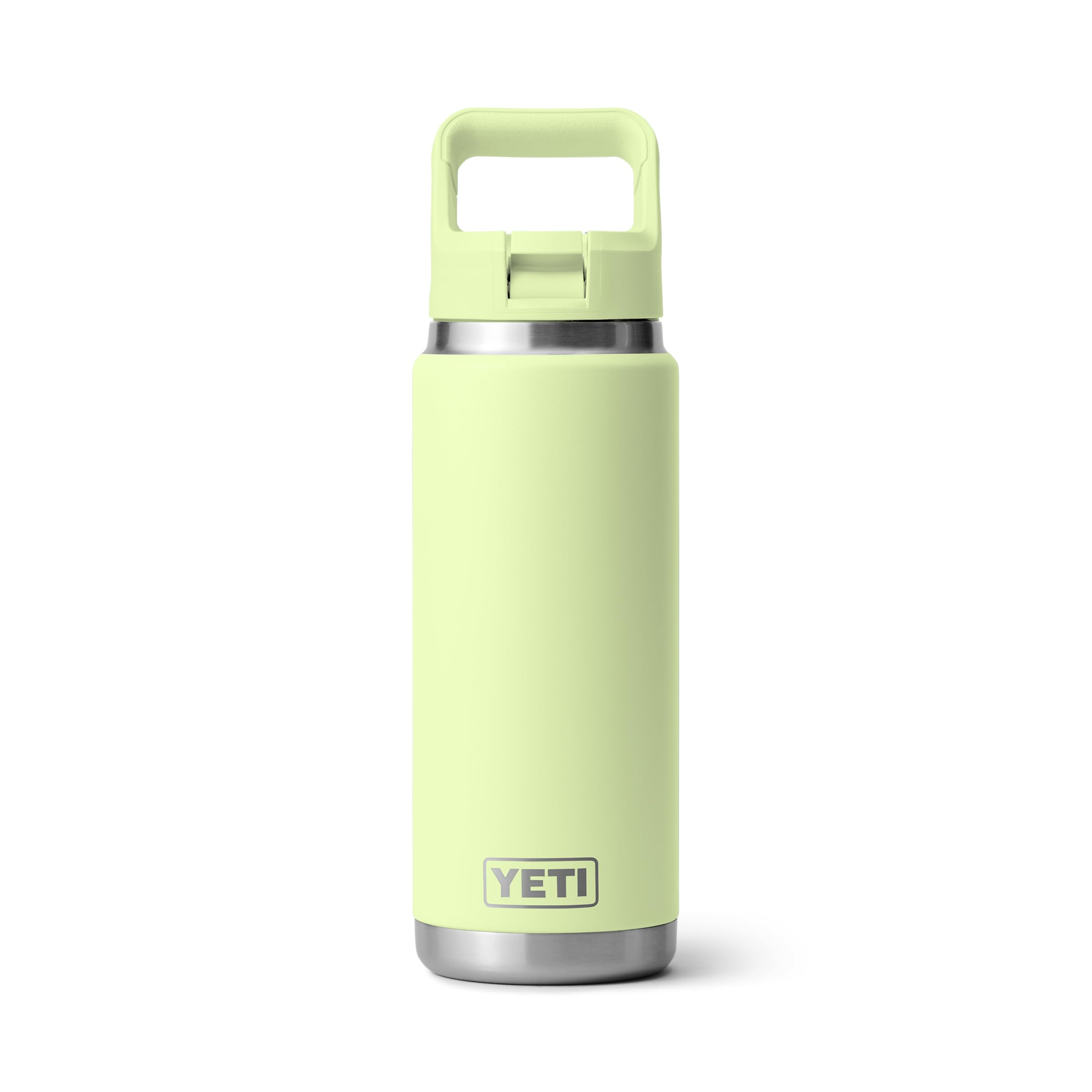 Rambler 26 oz Bottle, Vacuum Insulated, Stainless Steel with Color Matching Straw Cap