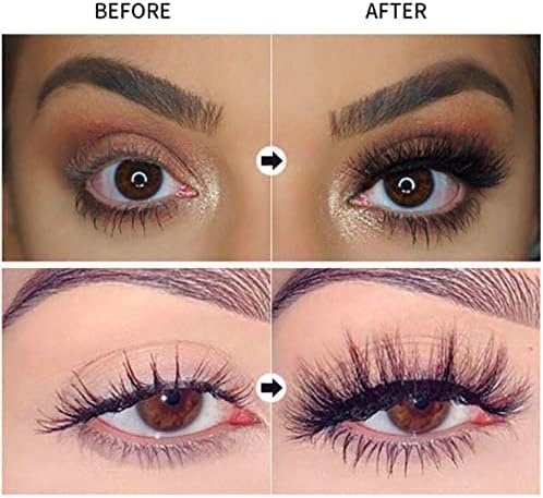 Waterproof Mascara,4D Mascara Black Volume and Length Waterproof,Eyelash Mascara,False Lash Effect Mascara with Soft Mascara Brush , Long Lasting Fibre Mascara,No Smudge Maskara,Organic Mascara