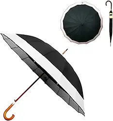 Guarda Chuva Automatico Reforçado Grande Unissex Contra Vento Hastes Impermeável Portátil Cabo Longo Liso Premium Proteção Sombrinha Compacto Resistente ao Vento