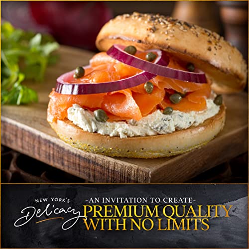 Most Awarded Pre-Sliced Trimmed Salmon Fillet - 3 x 4 Oz. (0.75 Lb.) [All Gravadlax] - Kosher, Gluten Free, High in Omega 3