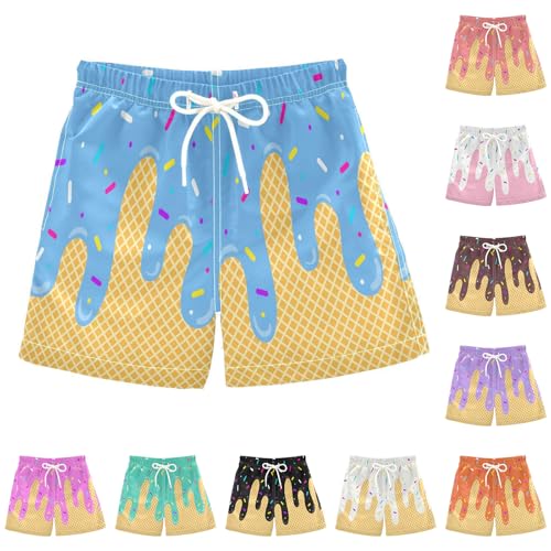 Ice Cream Boy Baseball Shorts Waffle Or Cone Quick Dry