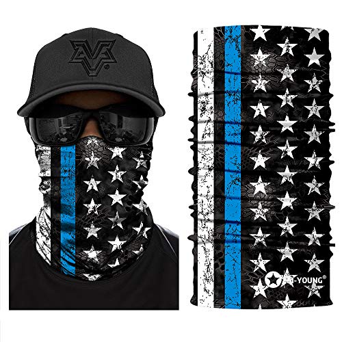 Image of Skull Face Mask Bandanas, Neck Gaiter, Headwear, Magic Scarf, Headband for dust Sun Wind