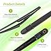 LKK Rear Windshield Wiper Arm Blade Assembly Kit Compatible with Nissan Pathfinder 2013-2020, Nissan Rogue 2014-2020, Rogue Sport 2017-2022, Infiniti JX35 2013, QX60 14-20 Rear Wiper Set