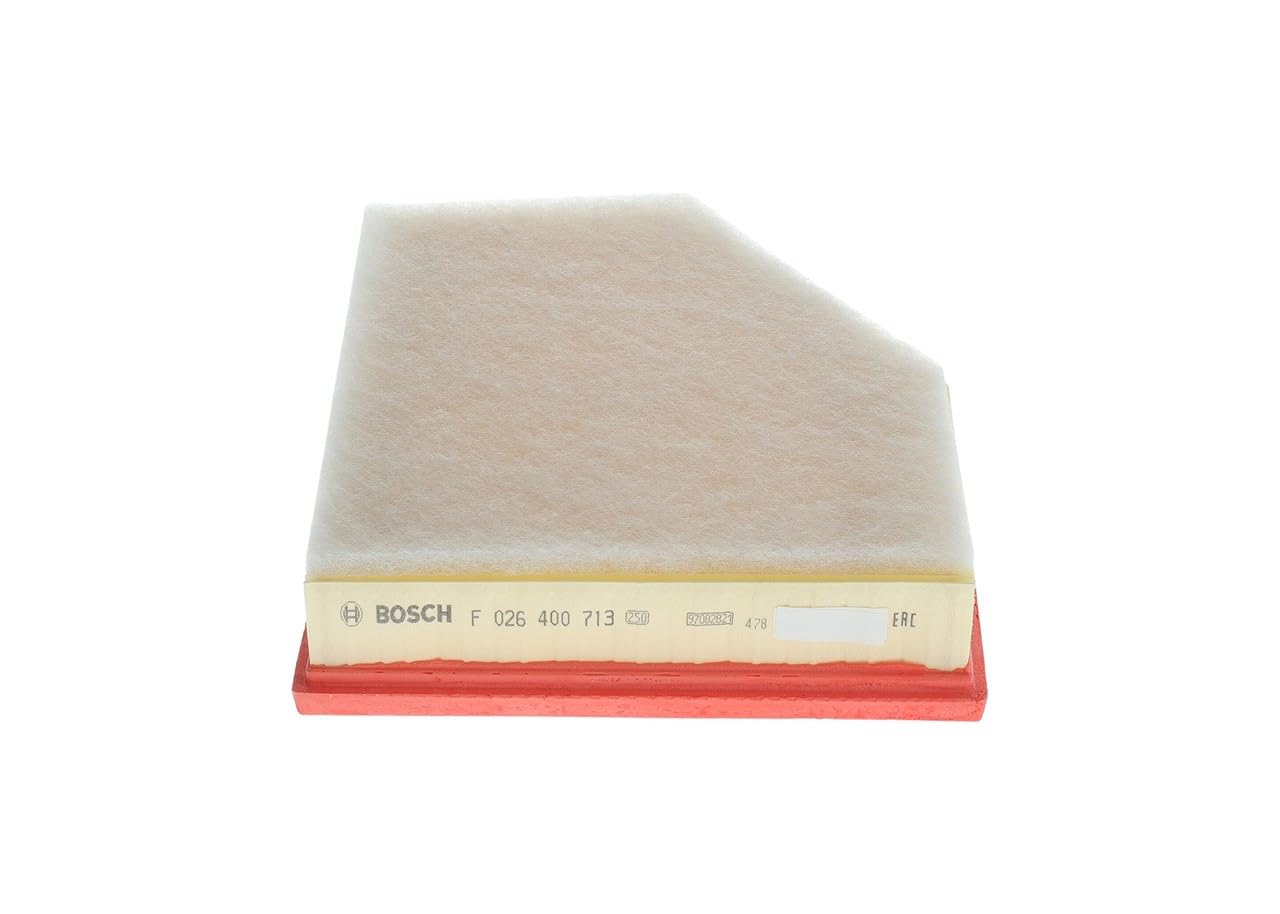 Bosch S0713 Car Air Filter - Separates Particles from the Air Intake - Moisture-resistant plus High Tensile Strength