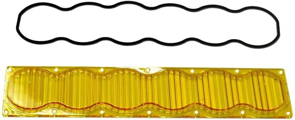 Baja Designs Lens Kit for OnX6 Series LED Light Bar - Optical Lens with Silicone O-Ring, Easy Installation, Waterproof, Dustproof (Driving Combo Beam, Factory Amber)