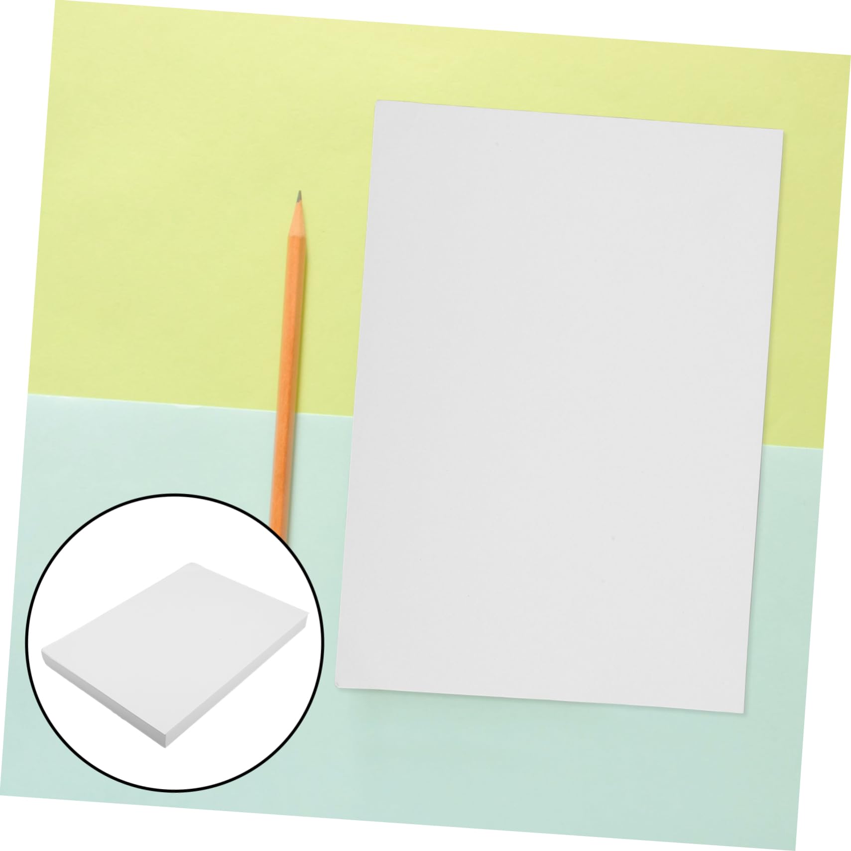 Papel de Dibujo 100 Hojas Blanco para Niños y Estudiantes