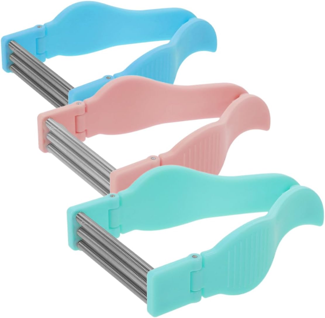 3pcs Handheld Facial Hair Epilator for Women Spring Facial Hair Remover Tool for Lips Chin and Face