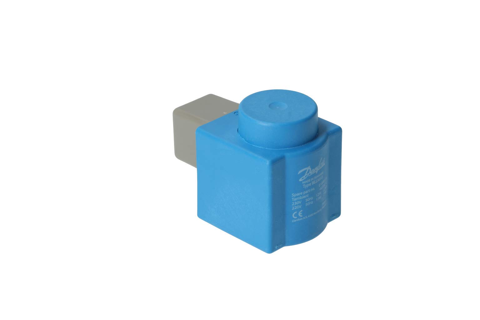 Danfoss 018F6176 Bobina de solenoide, Azul, 230V, 50HZ, 10W