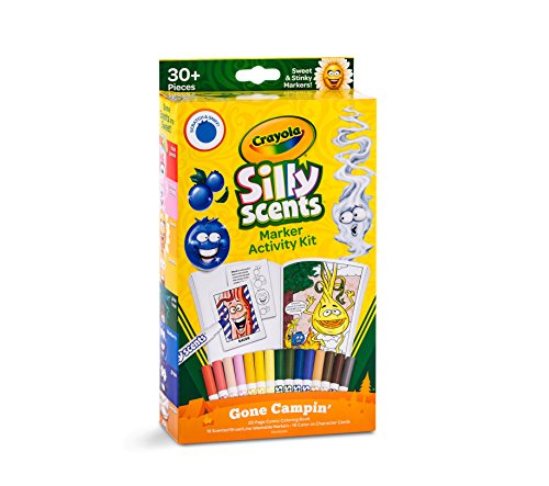 Crayola Silly Scents Marker Activity, Coloring Book and Markers, Gift