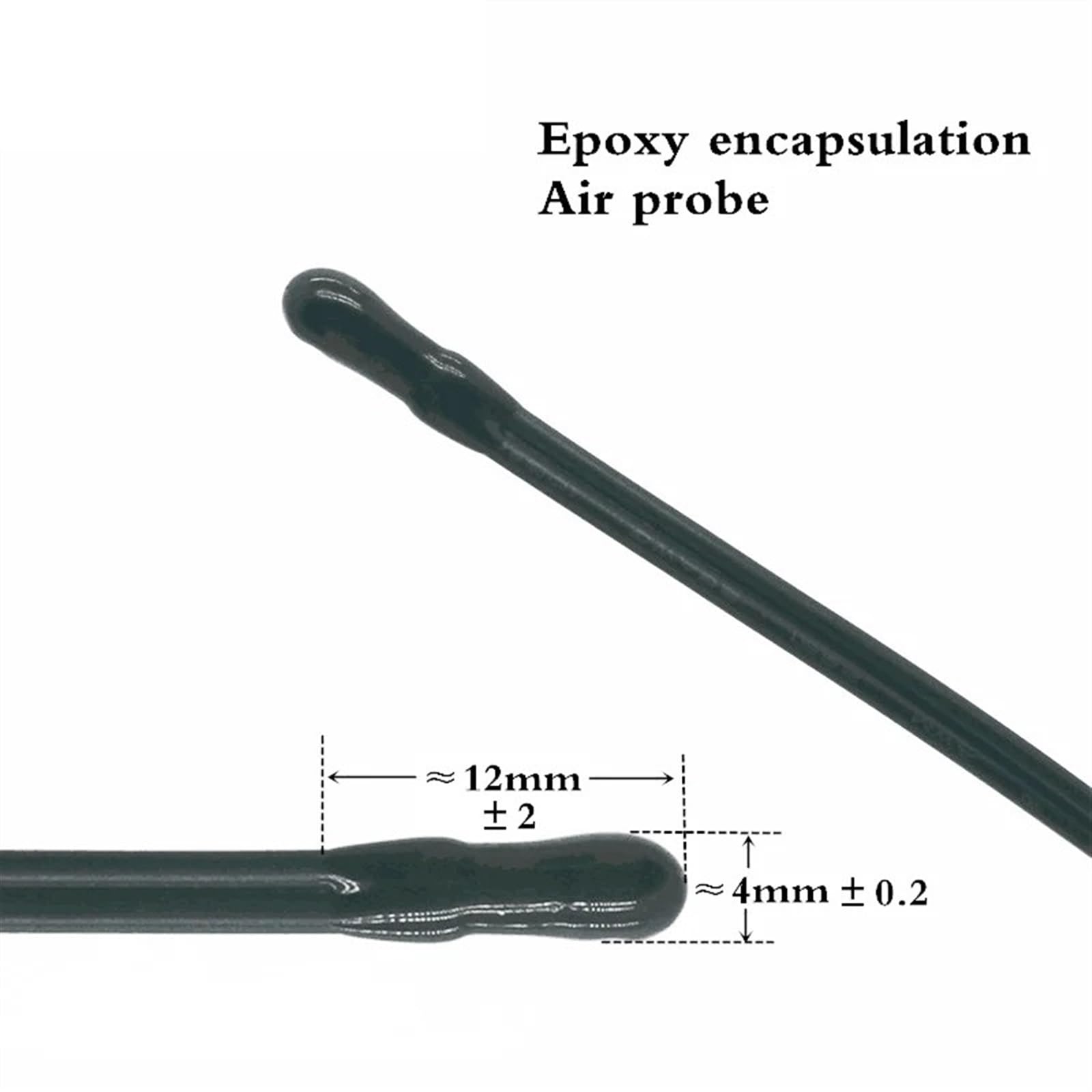 100PCS NTC Thermistor Temperatur Sensor B3950 5K 10K 15K 20K 50K 100K 1% Luft sonde klimaanlage sonde 13/20CM(100K-L20CM)