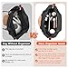 LOUKAYCCI Felt Purse Organizer Insert for Longchamp Le Pliage L Handbag Insert (Large, Black)