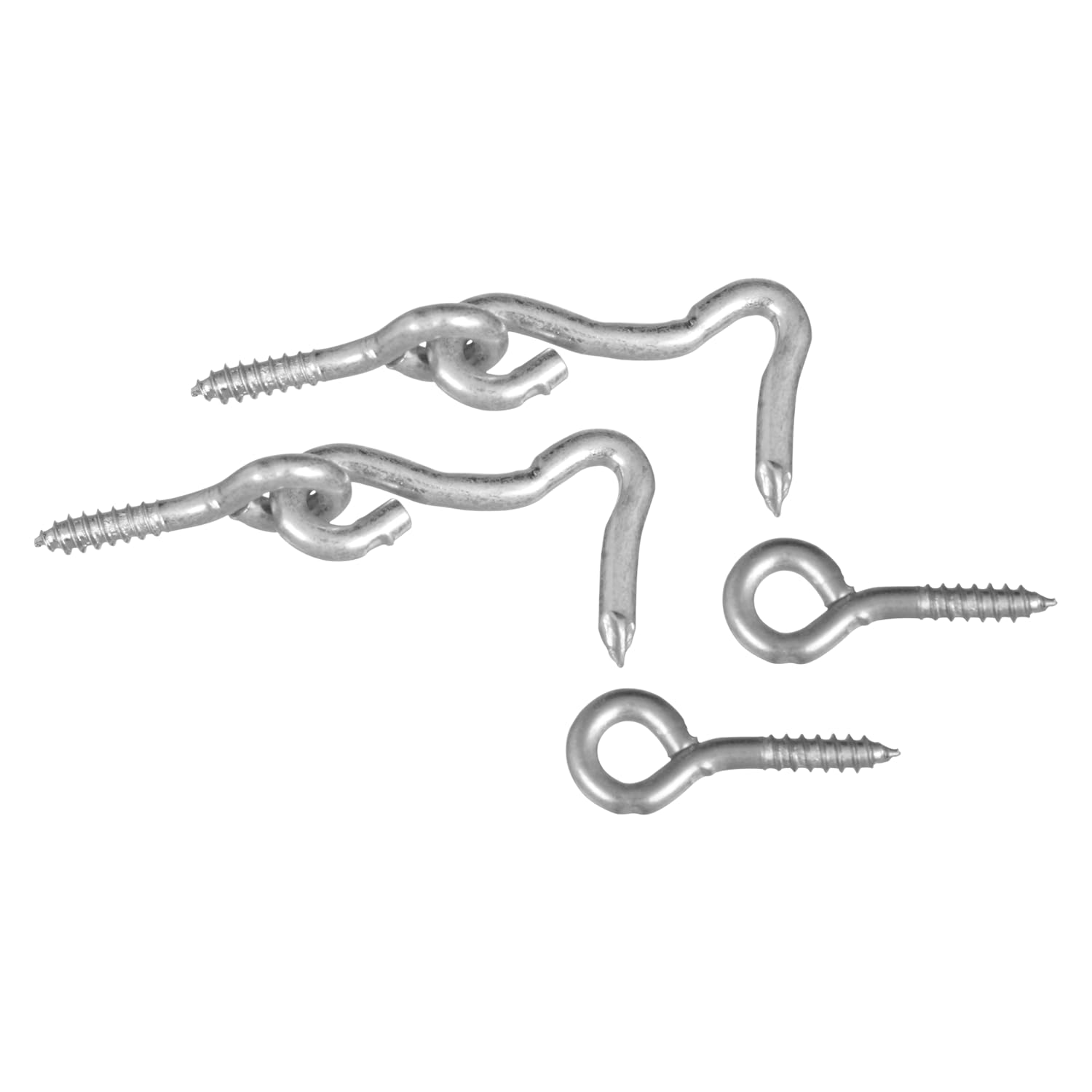 National Hardware V2000 1" Zinc Plated Steel Hook & Eye-picture-10