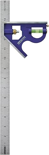 Miniatura 4 de IRWIN Tools (1794468), escuadra combinada de cuerpo metálico de 6 pulgadas